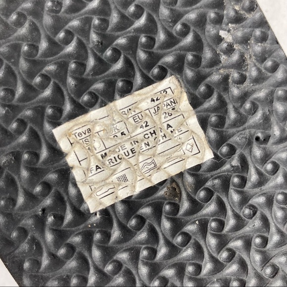 Teva Strappy Flip Flop Thong Sandals Blue Floral - Picture 10 of 10